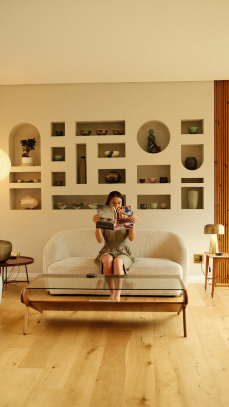 Symmetry in the main lounge composition